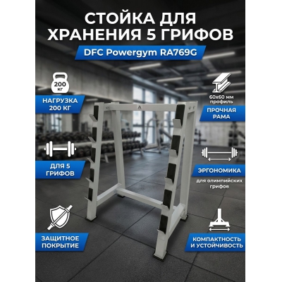 Стойка для грифов DFC Powergym RA769G - купить по специальной цене