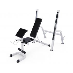 Скамья со стойками для жима DFC GORILLA 201321W (два короба)