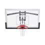 Баскетбольный щит с кольцом DFC со съёмным регулятором высоты, стекло 12 мм, 180 х 105 см
